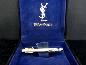 ◎№4697◎■新品■【YSL】サンローラン【シルバー・ゴールド】■ネクタイピン♪