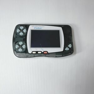 動作確認済み WonderSwan Color ワンダースワンカラー 本体 クリスタルブラック バンダイ BANDAI COLOR WONDER ブラック w1