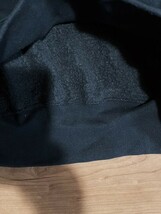 2000年頃 【ジョンズクロージング / JOHN'S CLOTHING】 黒色オリジナル極厚スウェット、リバースウイーブ、Mサイズ_画像7