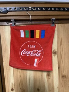 コカコーラ COCA-COLA ウォッシュタオル　(プリント)　チーム コカコーラ　コーラ雑貨 アメリカン雑貨