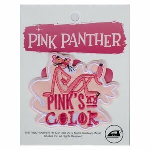 アイロンワッペン ピンクパンサー ワッペン　パッチ　Pink Panther　PP-04ワッペン アイロン アップリケ 刺繍 エンブレム