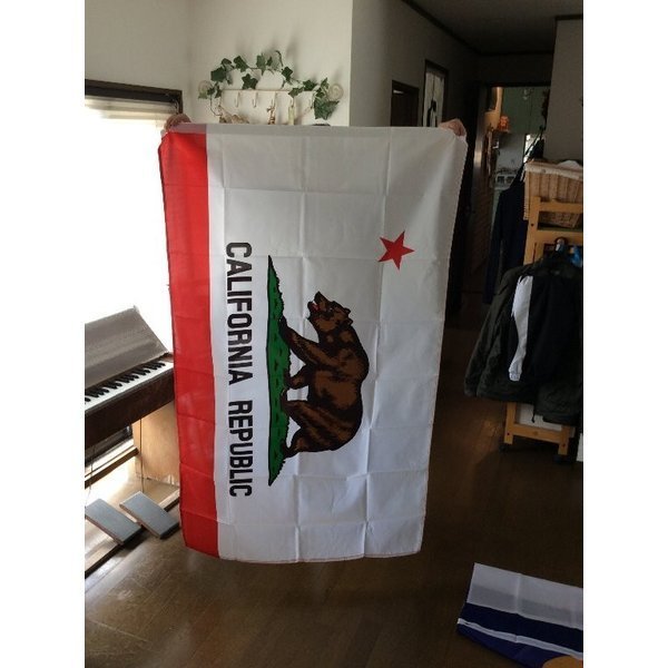 California Flag flag flag tapestry American miscellaneous goods American miscellaneous goods Garage miscellaneous goods, handmade works, interior, miscellaneous goods, panel, tapestry