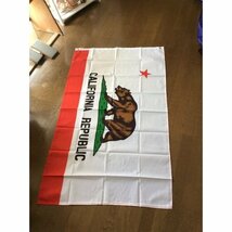 California Flag フラッグ 旗　タペストリー アメリカン雑貨 アメリカ雑貨 ガレージ雑貨_画像2