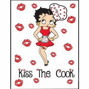 ベティちゃん　ベティブープBetty Boop　ベティ マグネット KISS ザ クック アメリカン雑貨 アメリカ雑貨