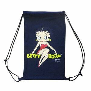 ベティちゃん Betty Boop　BETTY BOOP SWEAT KNAP SACK BAG バック（ドレスすわり）ベティブープ アメ雑　