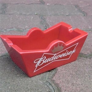 バドワイザー Budweiser 企業販促 ノベルティ灰皿 NEW Budweiser　ガレージ雑貨 バー用品　リカー 酒　アメリカン雑貨