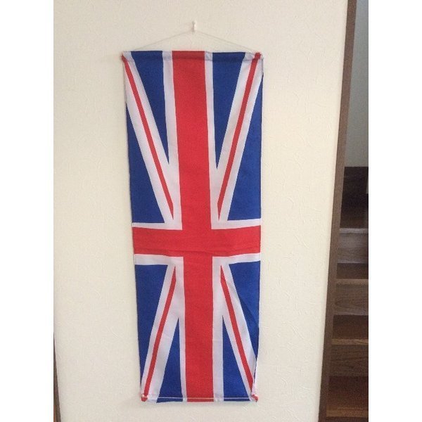 Гобелен Нейлоновый гобелен с флагом (Великобритания), ручная работа, интерьер, разные товары, панель, гобелен