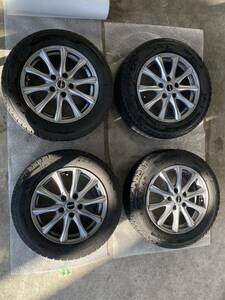 WAREN16x6.5j38 ICENAVI7 205/60R16スタッドレス付きAZSH20クラウンに使用美品ナット付き