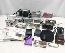 蘇さ(MtY1484)　デジタルカメラ　FUJIFILM　OLYMPUS　Canon　おまとめ　ジャンク品　80サイズ_画像1