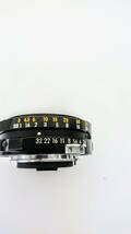 ミさ[SIY16]カメラ　レンズ　NiKKOR　2.8　ｆ45㎜　Nippon　Kogaku　レンズキャップ付き　ジャンク品　60サイズ_画像6