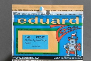 エデュアルド(FE367）1/48 EF-2000A内装用エッチングパーツ