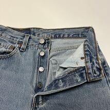 90s USA製 Levi’s リーバイス 501 デニムパンツ ジーンズ 6501-0193 FOR WOMEN W25 L32_画像6