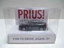 トヨタ 4代目プリウス 前期　PRIUS 非売品 LED ミニカー キーホルダー　グレーメタリック_画像1