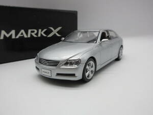 1/30 トヨタ 初代マークX MARK X 120系 後期　非売品 カラーサンプル ミニカー　シルバーメタリック