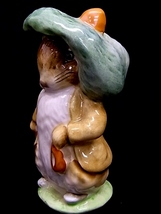 e10796　英国　BESWICK　BEATRIX POTER'S　ベスウィック　フィギュリン　陶器人形　Benjamin Bunny　1948年　⑯_画像3