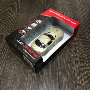 【即決】SLS AMG Mercedes-Benz クリックカーマウス CLICK CAR MOUSE 2.4G ワイヤレス LED点灯 メルセデス ベンツ