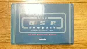 KSC ガスブローバック H&K USP コンパクト 旧型 元箱/取説/セーフティロックキー/ローダー