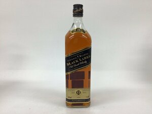 130ジョニーウォーカー12年 ブラックラベル 黒キャップ 1000ml【重量番号:2】