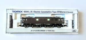 TOMIX 93545　JR EF60形電機機関車(47号機・茶色)　TECSTATION大宮限定品