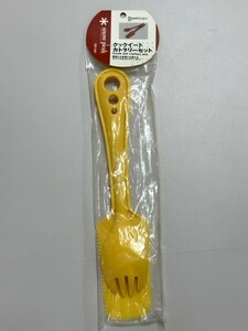  rare!! records out of production goods : Snow Peak * Quick i-to cutlery set ( yellow )