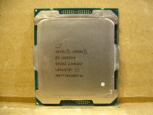 ▽Intel Xeon E5-2690V4 2.60GHz SR2N2 14コア 35M 9.6GT/s 135W LGA2011-3 中古 インテル