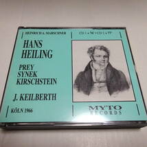 輸入/Myto/2CD「マルシュナー：ハンス・ハイリング」1966年/プライ/キルシュシュテイン/カイルベルト＆ケルン交響楽団/Hans Heiling_画像1