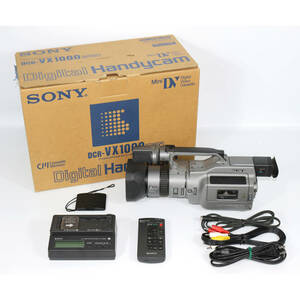 SONY ソニー Handycam ハンディカム DCR-VX1000 miniDV テープ 3CCD ミニDV デジタルビデオカメラ