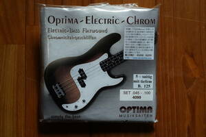 OPTIMA CHROME STRINGS FLATWOUND 5弦 ニッケル フラットワウンド 45/125