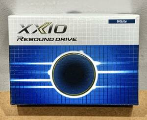 ☆未使用品 XXIO ゼクシオ リバウンド ドライブ REBOUND DRIVE ホワイト 3-PIECE（６球）×1箱 合計6球 ホワイト 発送サイズ60☆