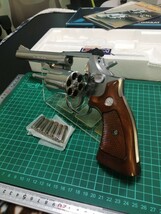 G3　モデルガン コクサイ　M66 S&W カートリッジ付き　インサート 横　動作確認 OK　重さ　511g_画像8