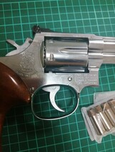 G3　モデルガン コクサイ　M66 S&W カートリッジ付き　インサート 横　動作確認 OK　重さ　511g_画像6