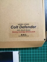 G57　モデルガン　定価販売 BWC COLT DEFENDER 　 未発火　カートリッジ付き　インサート横　動作確認 OK　重さ　448g_画像2