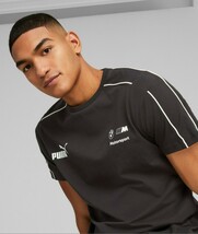 新品 定価7150 PUMA BMW Mスポーツ 半袖 Tシャツ US-L ブラック 黒 プーマ コラボ 別注_画像1