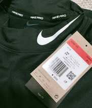 新品 NIKE PRO 長袖 コンプレッション シャツ L カットソー ナイキ プロ メンズ スポーツウェア ストレッチ 黒 白 Tシャツ_画像6