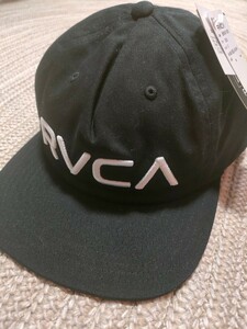 新品 定価5280円 RVCA EVERLAST スナップバック キャップ 帽子 ブラック 黒 ルーカ