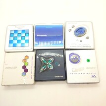 MS-008【ジャンク 6点】 SONY MZ-E501 MZ-E505 等 Portable MD Player WALKMAN / ポータブルMDプレーヤー ウォークマン_画像1