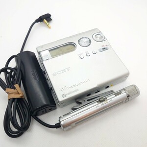 YA-022-2【外観概ね◯ 動作概ね◯】 SONY MZ-N910 Portable MD Player WALKMAN / ソニー ポータブルMDプレーヤー ウォークマン