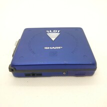 YA-023-5【外観概ね◯ 動作概ね◯】 SHARP MD-SS321 Portable MD Player WALKMAN / シャープ ポータブルMDプレーヤー ウォークマン_画像3