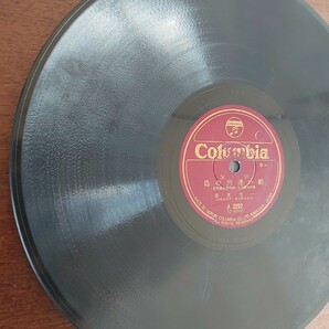 【SP盤レコード】Columbia流行歌/島の出逢い船 青木光一/涙の捨て小舟 永田とよこ/SPレコードの画像4