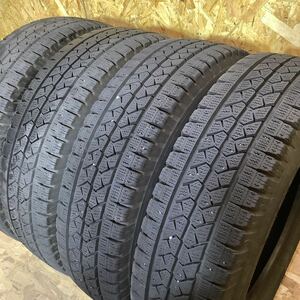 BRIDGESTONE BLIZZAK VL1 ブリヂストン 195/80R15 107/105L LT スタッドレス 2021年製 4本セット 2本6分山 2本7分山 ハイエース キャラバン