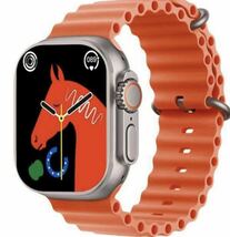 新品 Apple Watch 代替品 2.19インチ 大画面 S9 Ultra 9 スマートウォッチ 通話 音楽 多機能 健康 スポーツ 防水 血中酸素 android 血圧._画像3