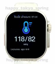 新品 Apple Watch 代替品 2.19インチ 大画面 S9 Ultra 9 スマートウォッチ 通話 音楽 多機能 健康 スポーツ 防水 血中酸素 android 血圧._画像7