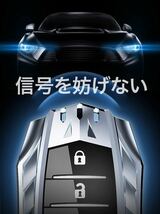 キーケース 車 トヨタ 高級 亜鉛合金製 C-HR プリウス RAV4 新型 カローラ カムリ70系 ランドクルーザー プラド 150 後期 キーカバー._画像4