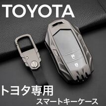 キーケース 車 トヨタ 高級 亜鉛合金製 新型ハリアー 80系 スマートキーケース アルファード ランドクルーザー200系 キーカバー 専用設計._画像1