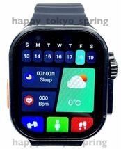 新品 Apple Watch 代替品 2.19インチ 大画面 S9 Ultra スマートウォッチ 通話 音楽 多機能 健康 スポーツ 防水 血中酸素 android 血圧 _画像6