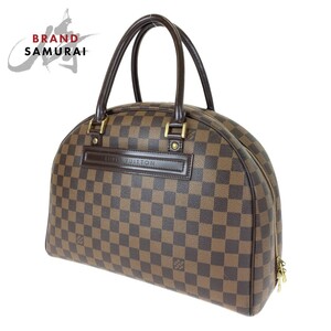 LOUIS VUITTON ルイヴィトン ダミエ ノリータ ブラウン 茶 PVC N41455 ボストンバッグ ボーリングバッグ レディース 403963