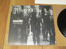 Suede スウェード we are the pigs c/w killing of a flash boy 英 EP 限定 Gatefold シリアルNo.入り PS付き ジャケットに剥がれあり