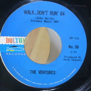 VENTURES ベンチャーズ WALK DON'T RUN '64 ウォーク・ドント・ラン '64 c/w THE CRUEL SEA クルーエル・シー 米 EP ノーキー・エドワーズの画像1