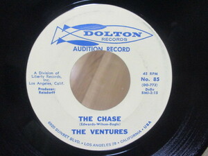 VENTURES venturess zTHE CHASE c/w THE SAVAGE rice EP DJ record sample record no- key * Edwards meru* Taylor Don * Wilson 