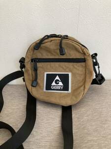 新品 GERRY ショルダーバッグ ブラウン ラウンド